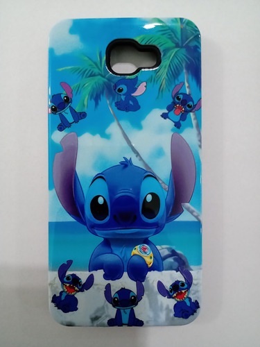 Funda Reforzada Stitch Playa Compatible Con Samsung J5 Prime