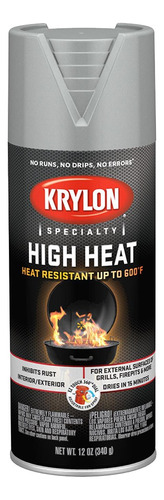 Esmalte Calefactor Estufa Alta Temperatura Aerosol Krylon 5b