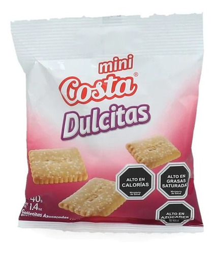Galletas Costa Mini Dulcitas 40gr(5 Unidad)-super