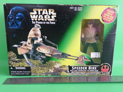 Speeder Bike C/ Luke Skywalker Endor Gear Star Wars Empsw 