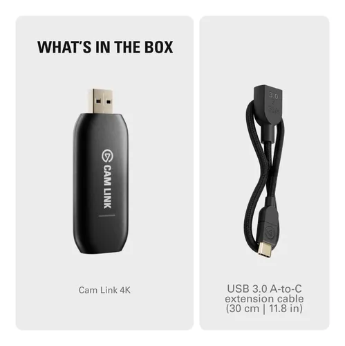 Capturadora De Vídeo, Elgato, Cam Link 4k, Negro | MercadoLivre