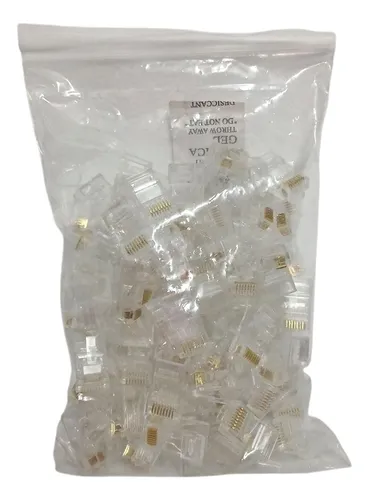 Genérica Rj45 Cat6 Rj45 Red Transparente