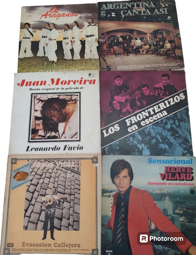 6 Discos Vinilos Folklore Y Varios. Impecables