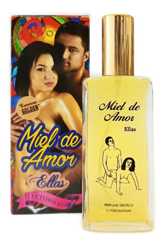 Perfume De Mujer Miel De Amor Ellas Con Feromonas 60ml
