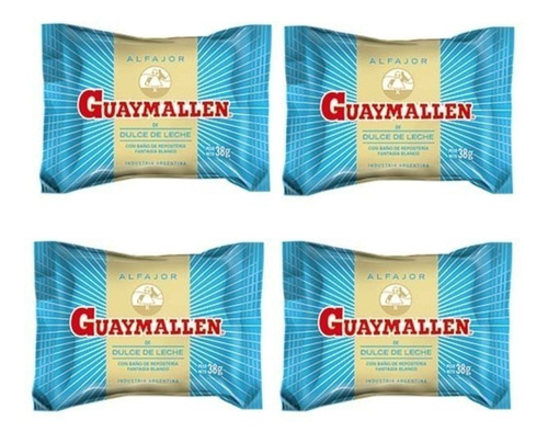 Alfajor Guaymallen Blanco X 4u