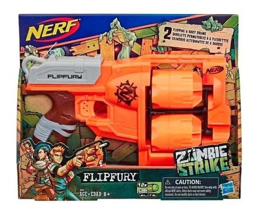 Lanzador Nerf Zombie Strike Flipfury