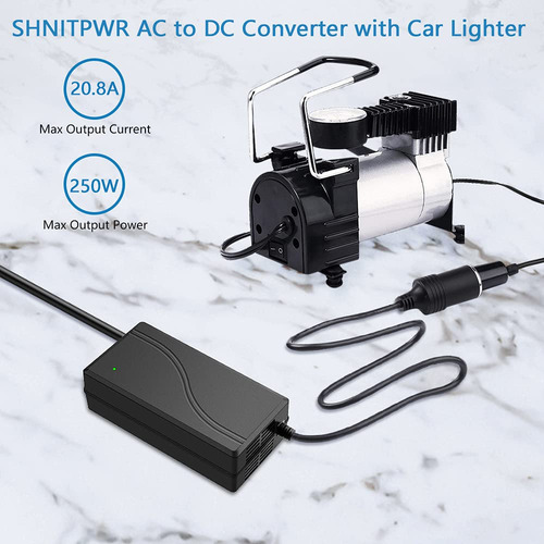 Convertidor De Corriente De Ca A Cc Shnitpwr 12v 20a 250w