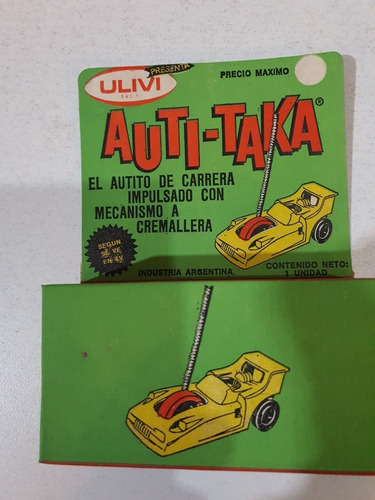 Antiguo Juguete Auto Auti -taka Original