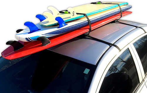 Block Surf - Wrap Rax Single - Surfboard Soft Roof Racks Wit