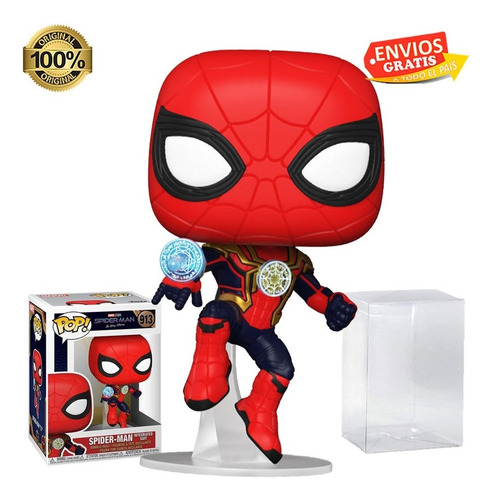 Funko Pop Spiderman 913 Hombre Araña Traje No Way Protector