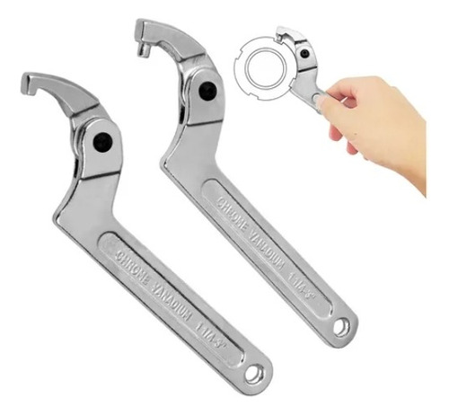 Herramienta Manual Con Gancho Ajustable Tipo C, Tuerca, Tuer