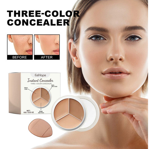 El Corrector De Tres Colores Oculta Las Ojeras Y La Pigmenta