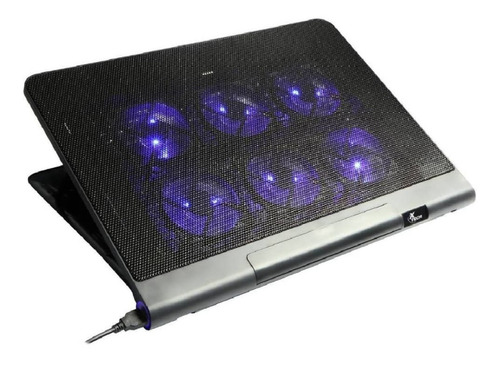 Cooler Laptops 6 Ventiladores Base Portatil Luz Xtech 15 16
