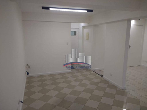 Imagem 4 de 15 de Conjunto Para Alugar, 44 M² Por R$ 1.600,00/mês - Centro - Santos/sp - Cj0060