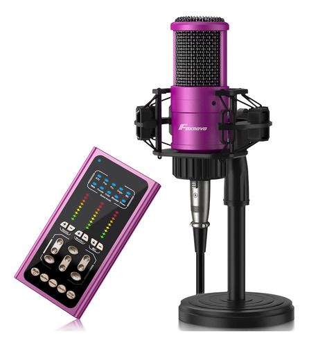 Microfono Grabacion Podcast Condensador Usb: Profesional Xlr