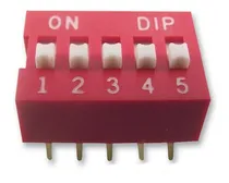 Comprar Dip Switch 5 Posiciones Interruptores Arduino Nubbeo