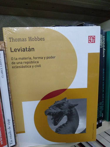 Leviatan Thomas Hobbes - Fondo De Cultura