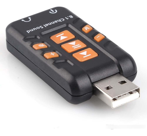 Tarjeta De Sonido 8.1 Usb Audio 3d Microfono Externo Lince