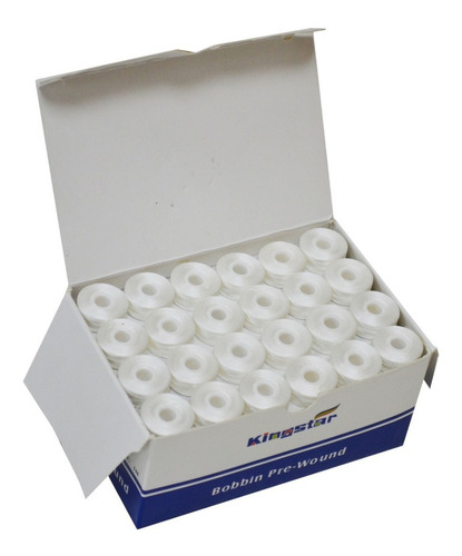 Bobina Pre Llenada Kingstar Estándar Blanco, Caja 144 Pzas Color Blanco