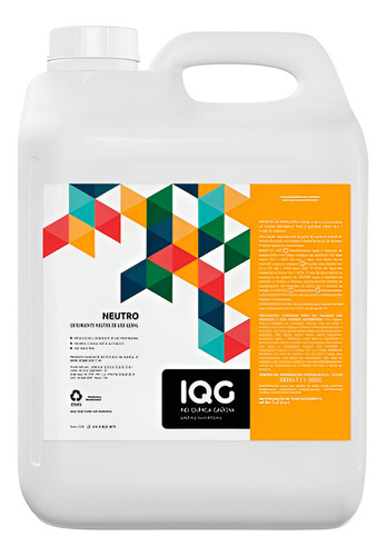 Neutro Detergente Ordenhadeira Iqg 5 Litros