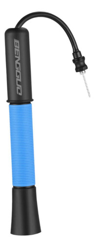 Bomba De Bola Bomba De Ar Manual Conveniente Preto E Azul