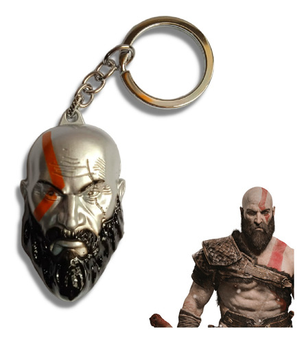 Llavero Kratos God Of War Metalico Dios De La Guerra