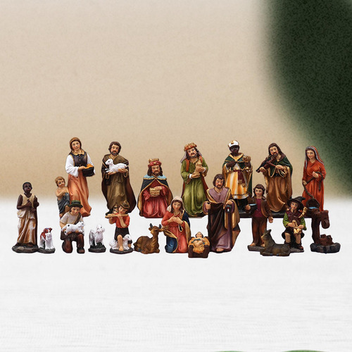 20 Juegos De Nacimiento Para Navidad, Adorno De Pesebre De