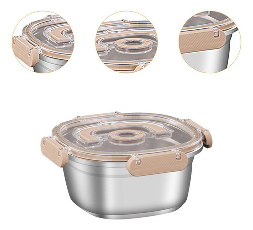 Recipiente Para Alimentos De Acero Inoxidable, De 700 Ml