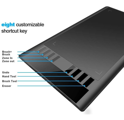 Tableta Gráfica Ugee M708 Con Accesorios Área Activa 10 X 6