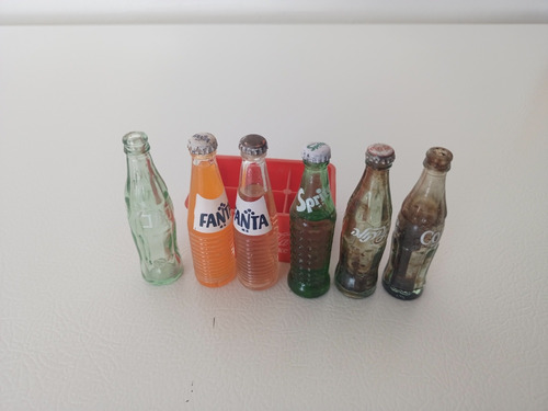 Mini Cajita Coca Cola, Fantas Y Sprite Rejita De Los 90's (Usado)
