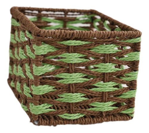 Contenedor De Canasta De Almacenamiento 22cmx16cmx14cm