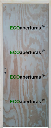 Imagen 1 de 7 de Puerta Placa Interior Pino Ecoabertura 70x200 Marco Madera