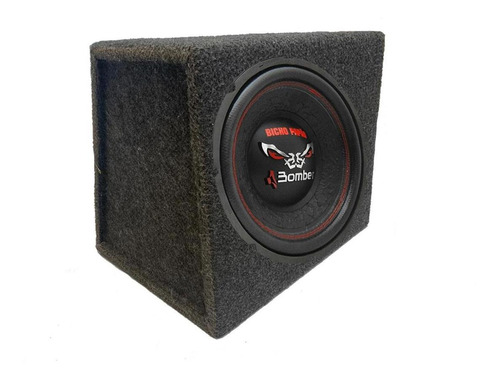 Combo Subwoofer Bicho Papao 12 400 Rms Bomber Caja Slim Gnc