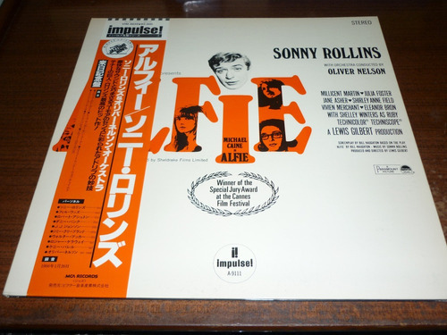 Sonny Rollins Oliver Nelson Alfie Vinilo Japones Con Ggjjzz