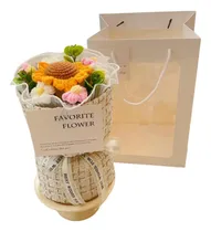 Comprar Flores De Crochet Bouquet Crochet Flores Artificiales