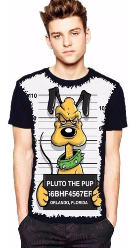 Camiseta Swag Pluto Preso Thug Life Estilo Obey Thug Nine
