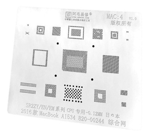 Stencil Reballing Para Mac Kit 9 Pzas