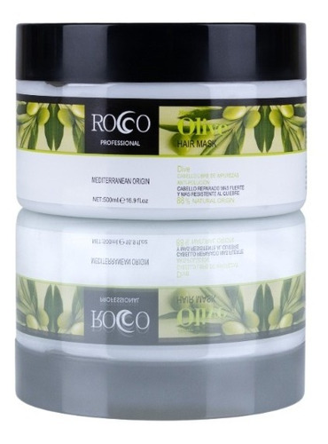 Imagen 1 de 1 de Rocco® Crema Capillar Nutritiva De Olive 500 Ml