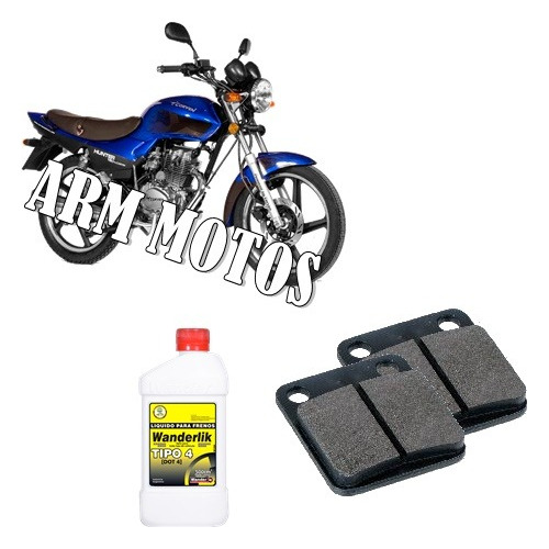 Pastilla De Freno + Liquido Corven Hunter 150cc - Arm Motos