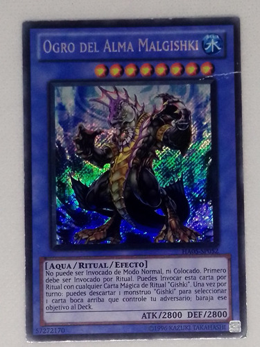 Ritual Yugioh Secret Ogro Del Alma Malgishki