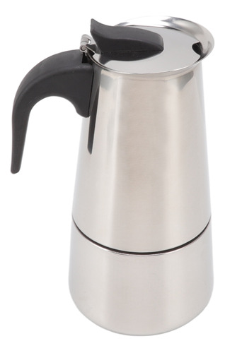 Cafetera Para Moka Portátil De Acero Inoxidable Apta Para Us