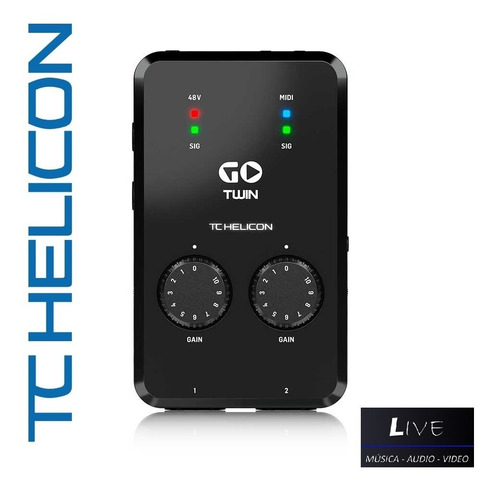Interfaz Alta Definición Midi Android Ios Tc Helicon Go Twin