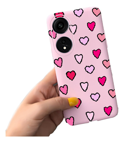 Case Funda Protector Goma Oppo A78 5g Oppo A58 5g Modelos