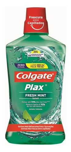 Plax Enjuague Bucal 1000 Ml