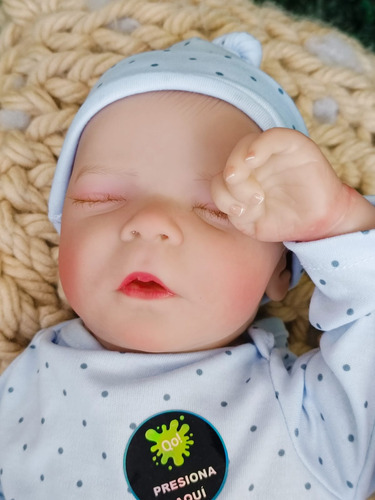 Bebé Reborn Original Cuerpo Algodón Con Latido De Corazón