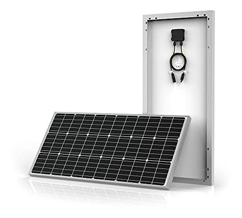 Panel Solar Monocristalino Con Marco Aluminio 100 Watts