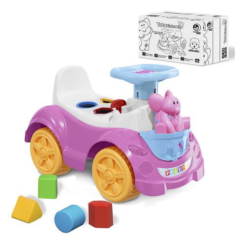 Totokinha Elly Carrinho Infantil C/ Boneco 6013 Cardoso Toys