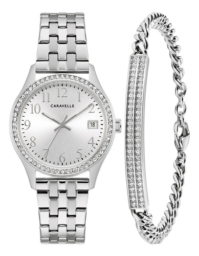 Reloj Clásico Para Mujer Caravelle By Bulova En Caja De Cris