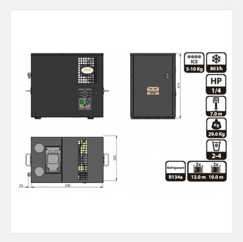 Chiller Cerveza Artesanal Importado Lindr 80 2 Lineas