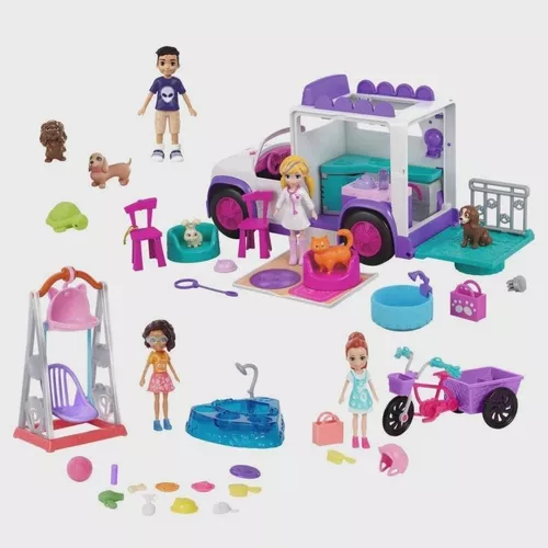 Polly Pocket Hospital Movel Dos Bichinhos - Gfr04 - Mattel